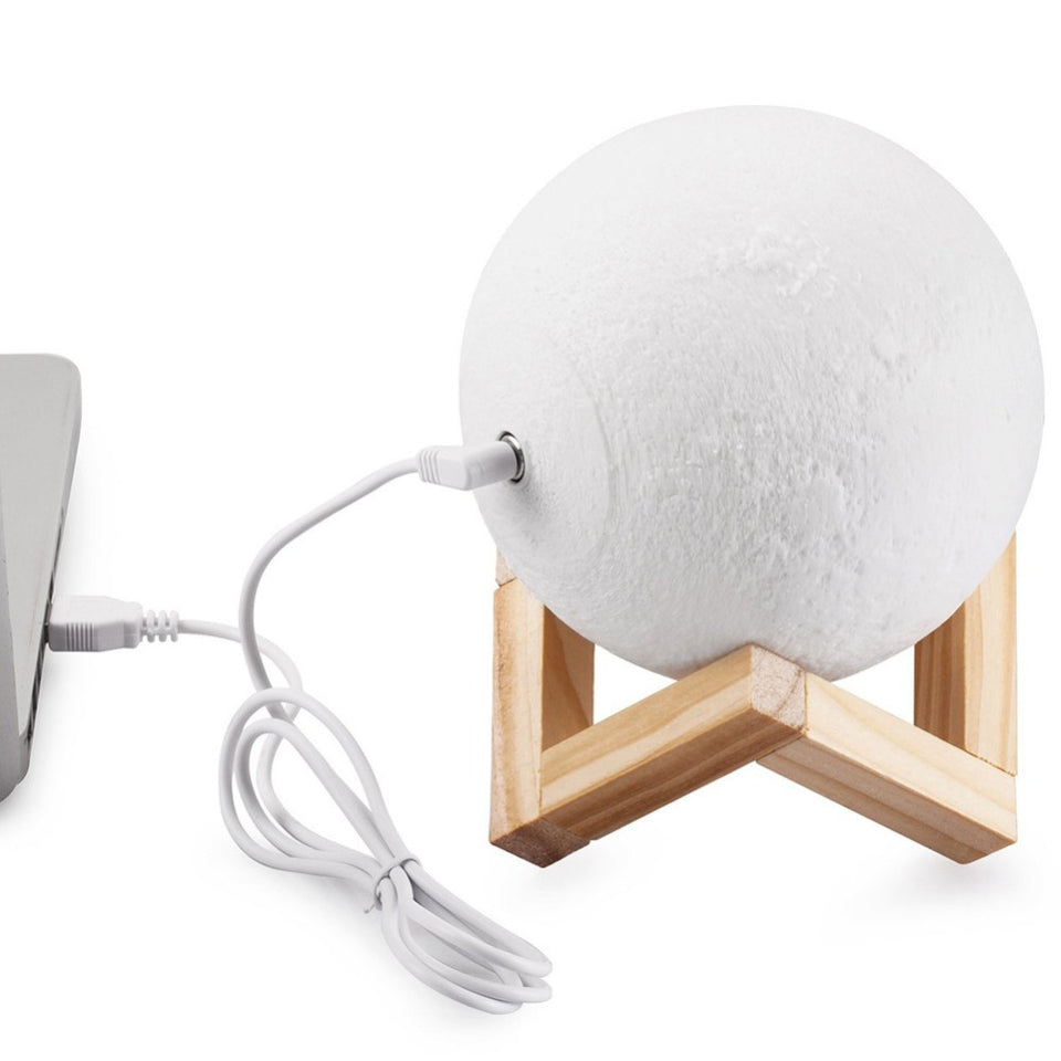 3D Print Customized Moon Lamp