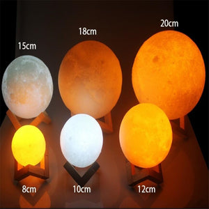 3D Print Customized Moon Lamp