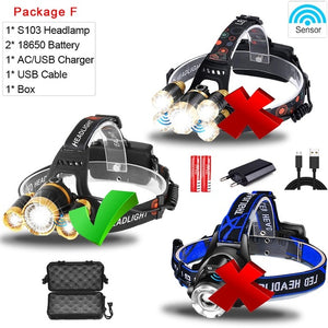 LED Headlight headlamp  Best For Camping, fishing