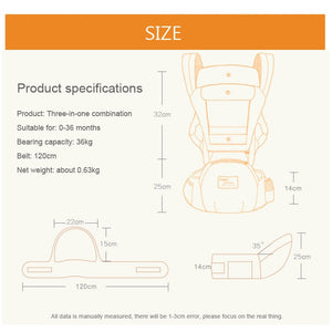 15 in 1 Ergonomic Baby/Infant Carrier