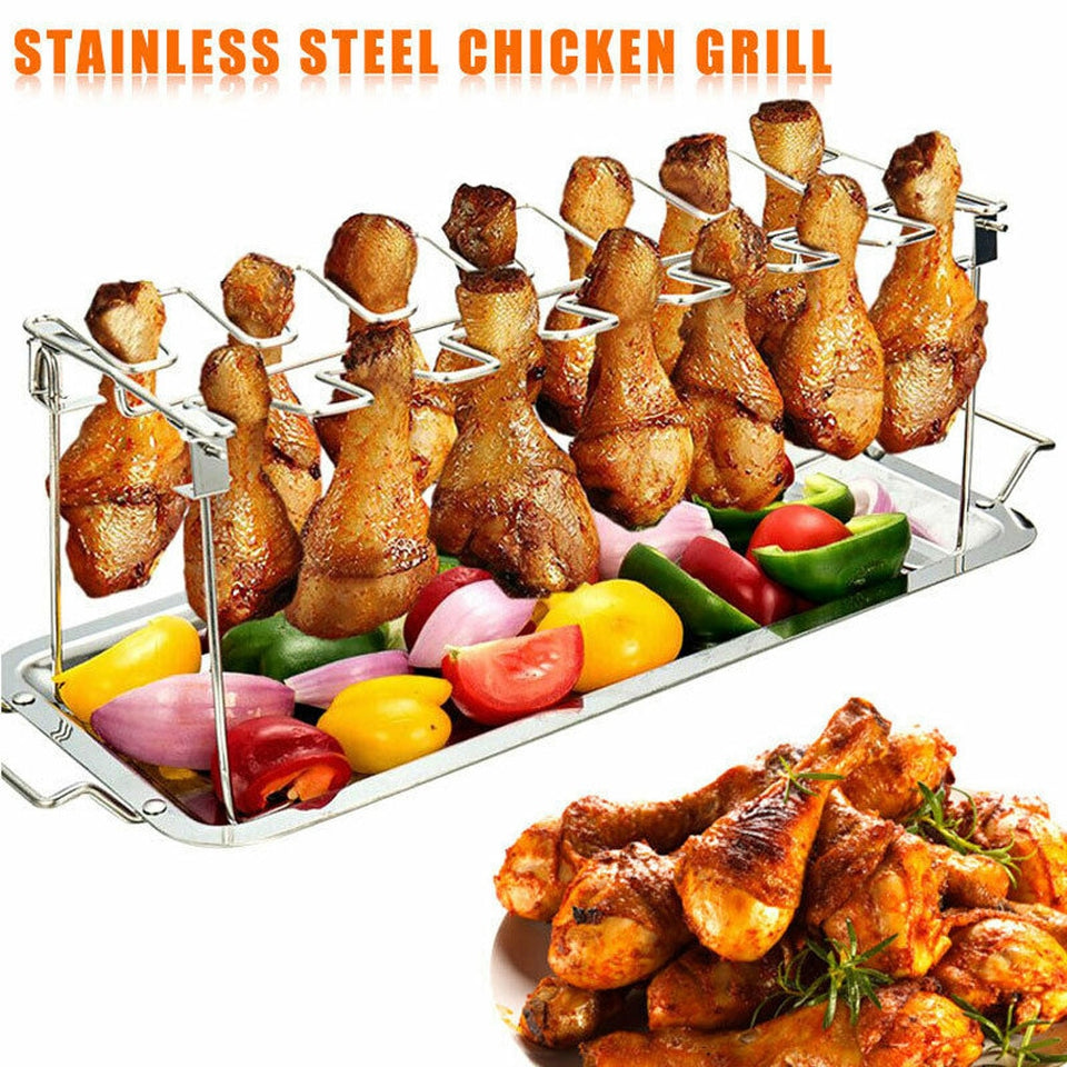 Stainless Steel Chicken Grill Holder