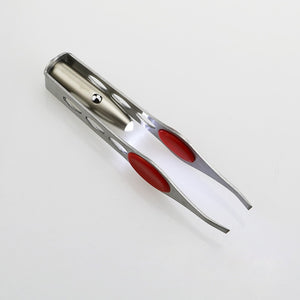 Lit Eyebrow Tweezers with LED Light