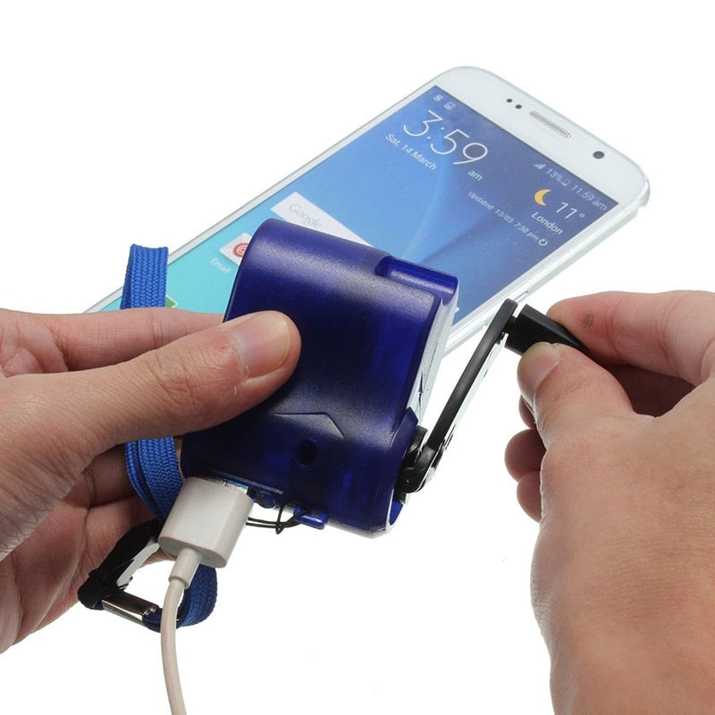 Hand Crank USB Phone Charger